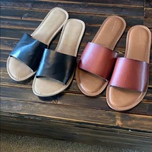 2 sandals Coconuts and Universal Threads